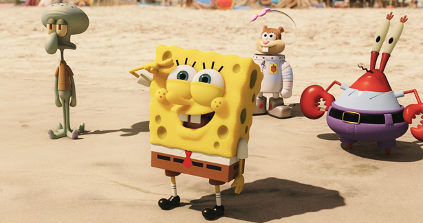 SpongeBob SquarePants, the world's favorite sea dwelling invertebrate, comes ashore to our world for his most super-heroic adventure yet in SPONGEBOB: SPONGE OUT OF WATER, from Paramount Pictures and Nickelodeon Movies.