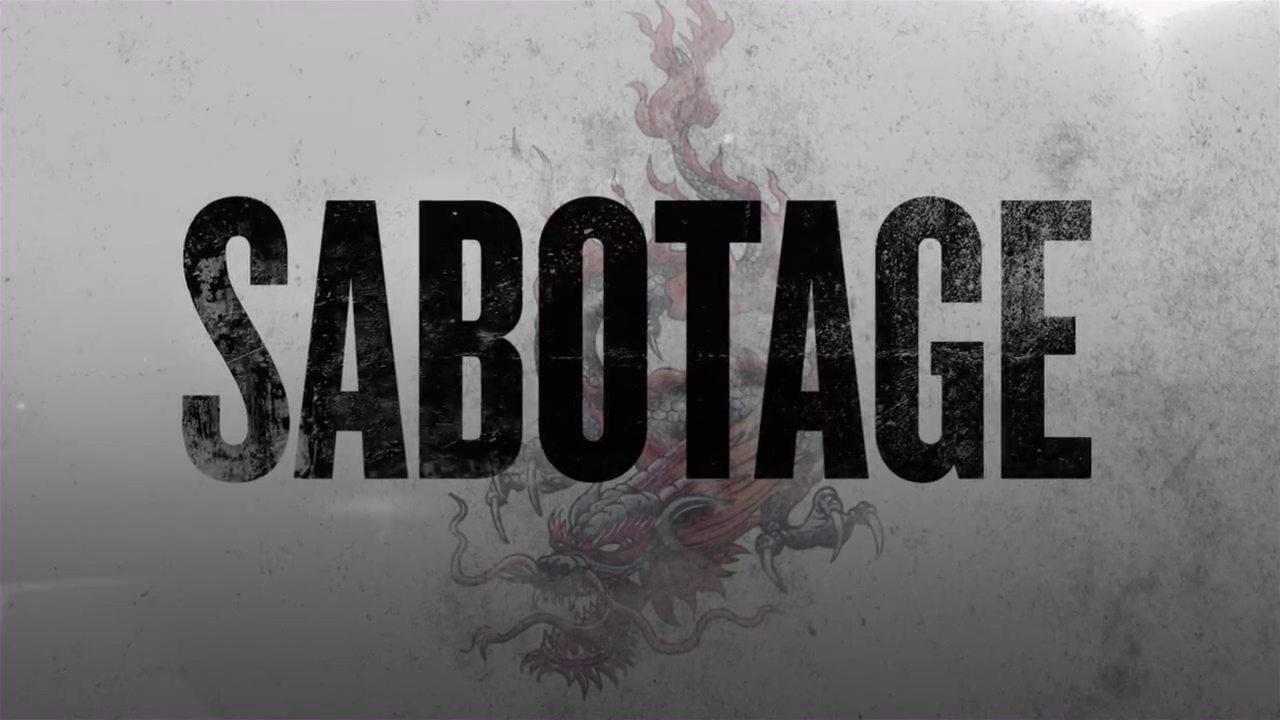 Sabotage – Tráiler En Inglés La Cabecita